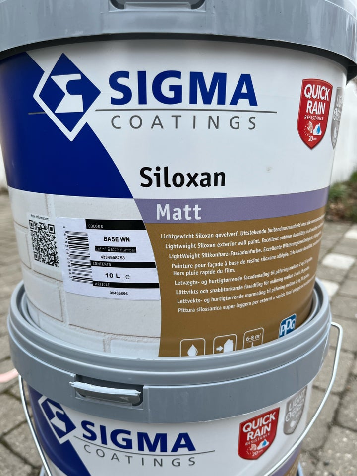 Facademaling, Sigma Siloxan , 60 liter