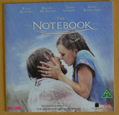The Notebook, DVD, romantik, The Notebook
Se gerne mine andre annoncer med film.
Sammen fragter ved 