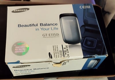 Samsung Gt-E1150i, Rimelig, Ældre telefon. Egentlig aldrig brugt. 
Kan sendes til pakkeshop for 41 k