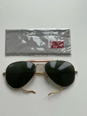 Solbriller unisex, Ray Ban, Solbriller Ray-Ban, kollektion Outdoorsman. Aviator pilot, stel metal. N
