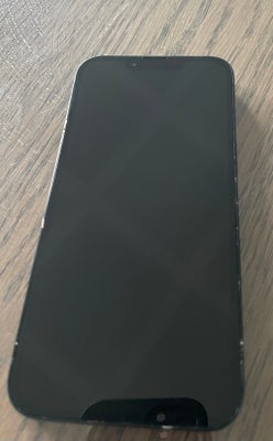 iPhone 13, 128 GB, sort, God, iPhone 13 sælges
Batterikapacitet 88% 
Brugspor
Skærmen er ny og bagka