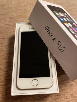 iPhone 5S, 16 GB, hvid, God, I superfint stand, har altid været skærmebeskytelse på
