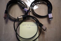 Kabler, Fladt HDMI v.1,4 1meter