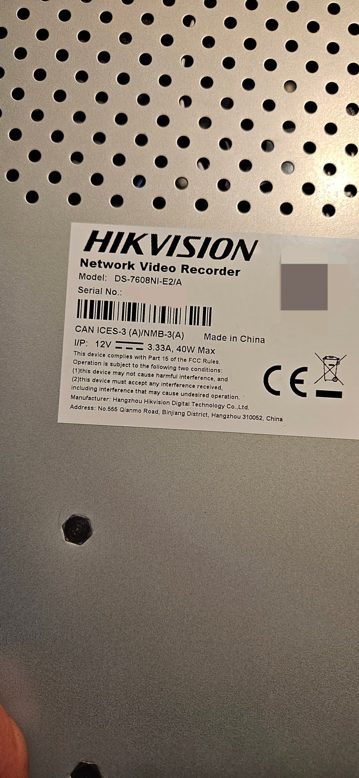 Videoovervågning, Hikvision