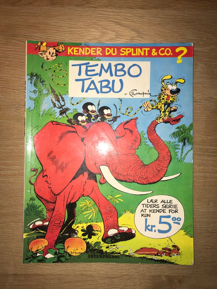 Tembo Tabu, Tegneserie