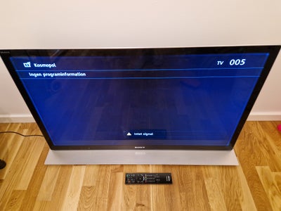 Sony, 40", Sony bravia 40 tommer tv
Lcd
Ikke smart tv
Med indbygget soundbar

Tv fladskærm screen te