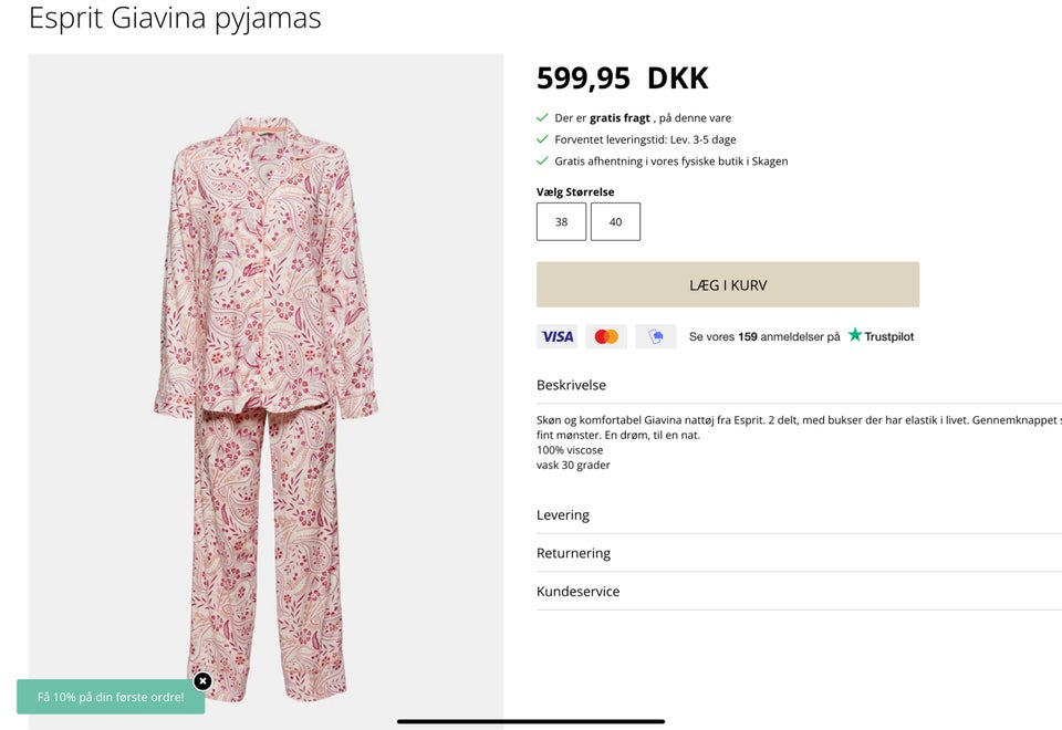 Nattøj, Pyjamas, dba.dk – Køb og Salg af Nyt og Brugt