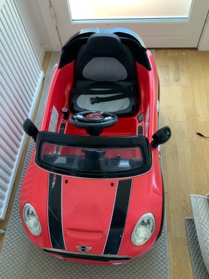 Elektrisk bil, Mini Cooper Mini-Cabriolet ELBil til Børn Rød, Mini-Cabriolet ELBil til Børn Rød 

Su