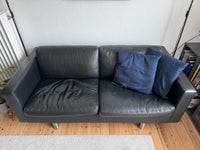 Sofa, læder, 2 pers.