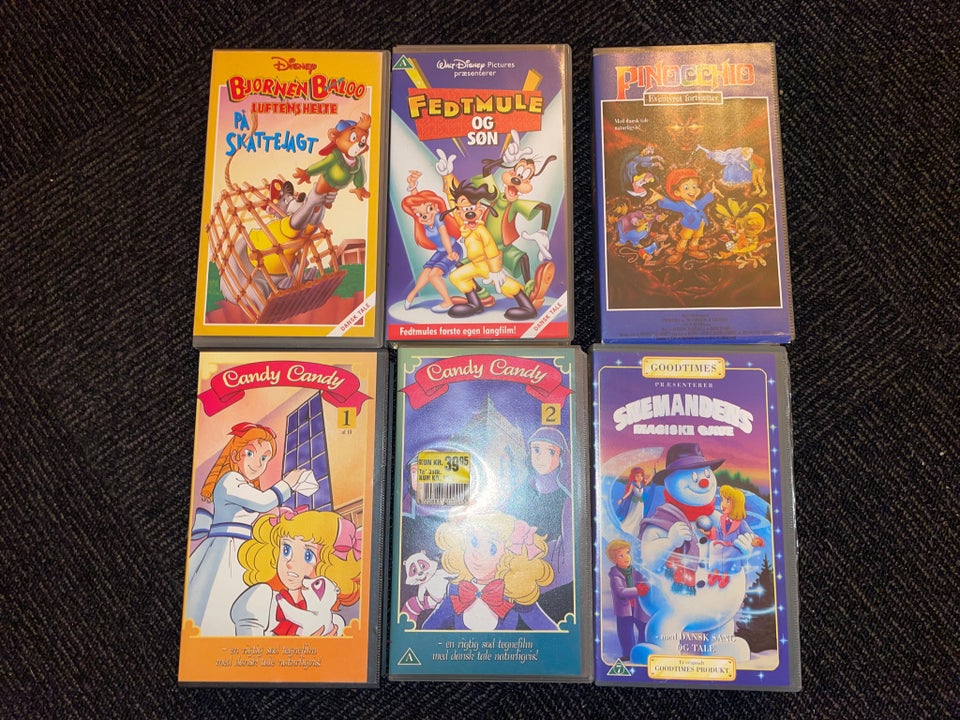 Tegnefilm, VHS Tegnefilm