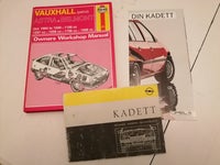 Reparationsbog, instruktionsbog og brochure, Opel