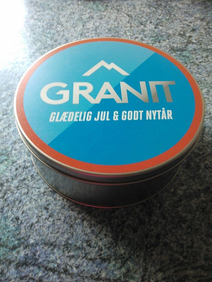 Cigartilbehør, "metal" dåse & "mule pose" GRANIT/2 dele kr.