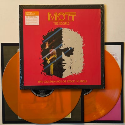 LP, Mott The Hoople, ( ORANGE vinyler ) The Golden Age Of Rock 'N' Roll, Pop, Denne vinyl er lavet p