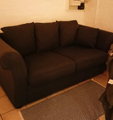 Sofa, Nice black sofa in a very good condition, cushions can be removed and be also used as a bed. I