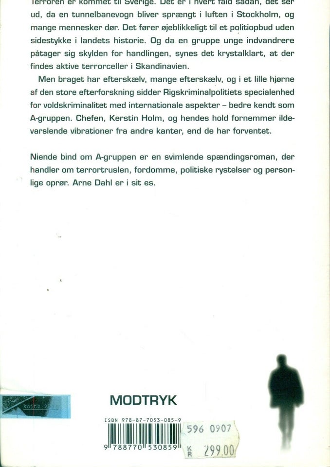 Efterskælv, Arne Dahl, genre: krimi og spænding