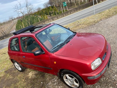 Nissan Micra, 1,3 GX aut., Benzin, aut. 1997, km 183000, rødmetal, nysynet, ABS, airbag, alarm, 3-dø