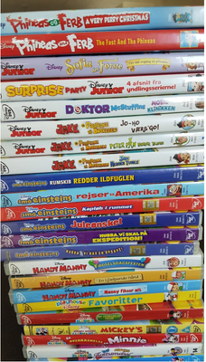 Disney børnefilm, DVD, familiefilm, Jeg har de titler der står her i teksten, nogle at filmene på bi