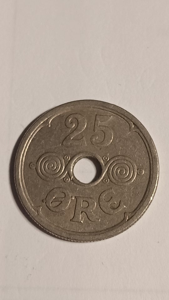 Danmark, mønter, 25 øre