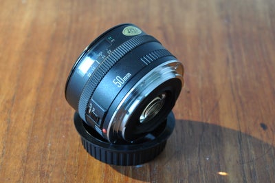 Normal objektiv, Canon, Canon EF 50/1,8 mkI, Perfekt, Sjælden udbudt normal objektiv fra den tidlige