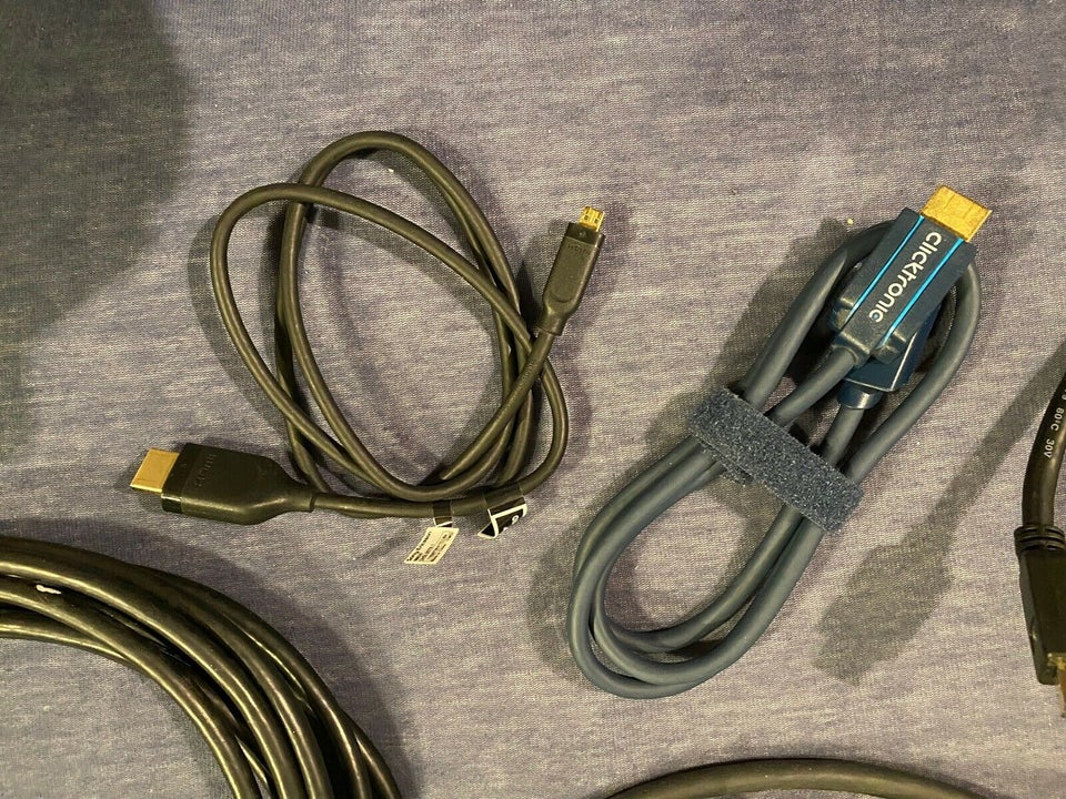 HDMI kabler og Micro HDMI