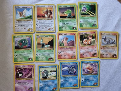 Samlekort, Pokémon gym heroes fra 2000, Pokémon kort gym heroes serie 2000 i flot stand.

Se løbende
