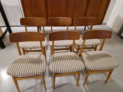 Anden arkitekt, stol, Formentlig Fastrup, Teak stole fra 1960'erne.
Formentlig Fastrup.
Stel i eg og