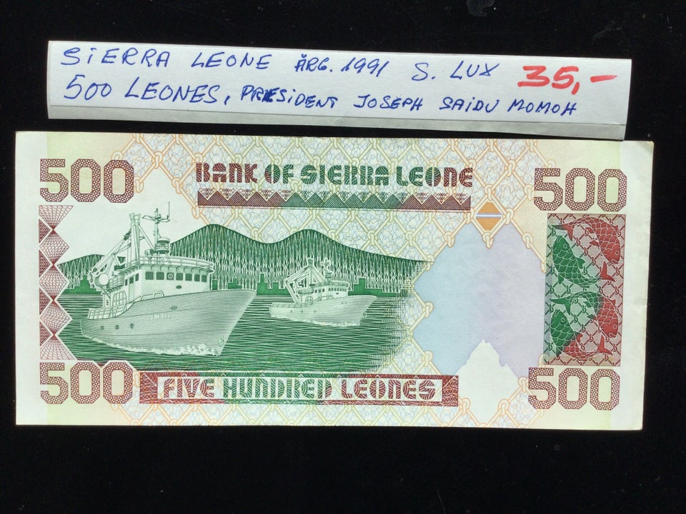 Andet land, sedler, 500