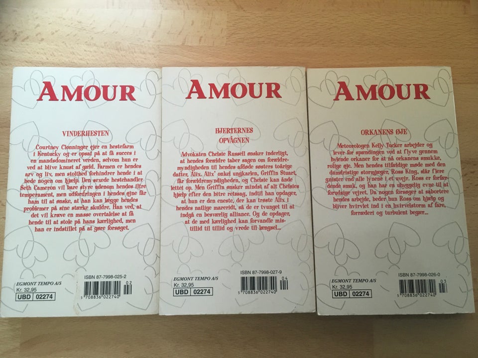 Kærlighedsromaner, Succes. Amour, genre: romantik