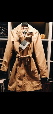 Trenchcoat, str. 36, Geox,  Beige,  Trench vand og vindfast,  Næsten som ny