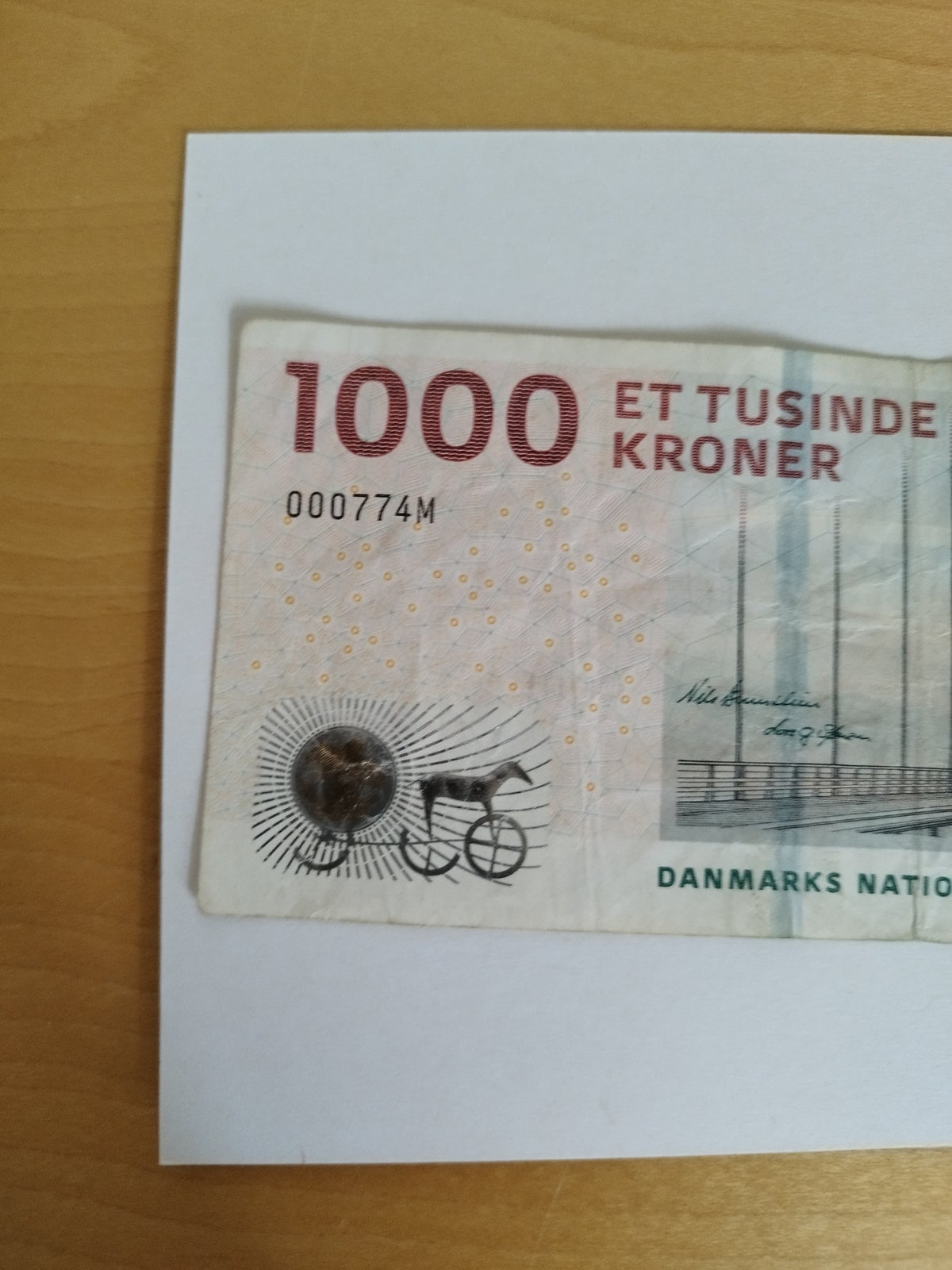 Danmark, sedler, 1000