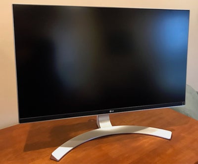 LG, fladskærm, 27ud88-w, 27 tommer, Perfekt, Hej, 
Sælger denne top model monitor fra LG, med knivsk