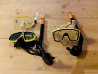 2 snorkelsæt (og snorkelbriller) Surfbiscus