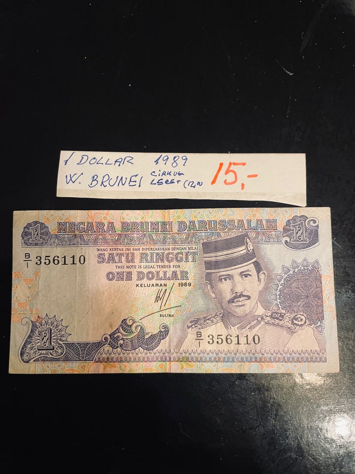 Asien, sedler, 1 $