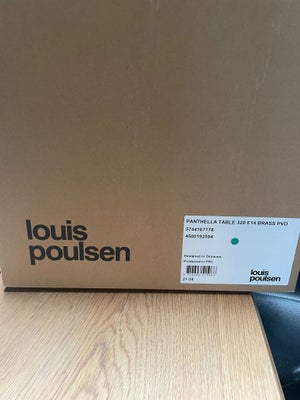 Lampe, Louis Poulsen  panthella 330, Louis Poulsen panthella lampe Brass 
Helt ny kasse medfølger