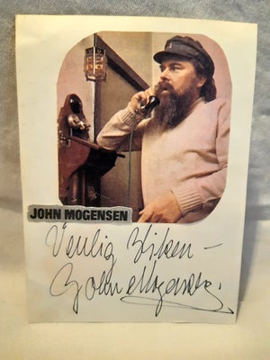 Autografer, John Mogensen, Fin autograf 
Bud modtages
