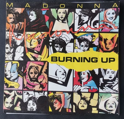 Single, Madonna, Burning Up,. m.fl, Pop, Super sjælden Madonna single fra 1983, plus tre normale all