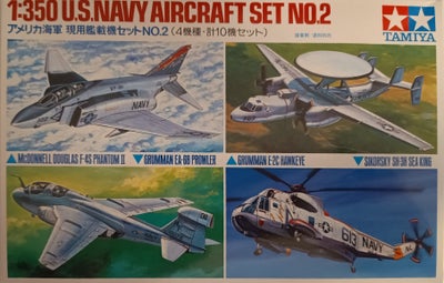 Modelfly, Tamiya Awacs, skala 1:350, Ialt 6 stk. Modelfly i skala 1:350.
2 stk. Grumman E-2C Hawkeye