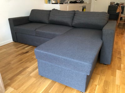 Sofa, polyester, 3 pers. , JYSK, Extendable sofa with chaise-long and storage.

Perfect for a cozy l