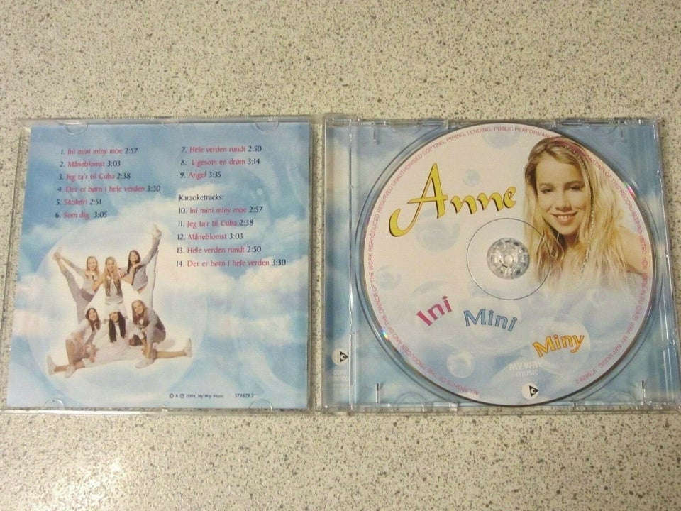 Anne: Ini Mini Miny, børne-CD