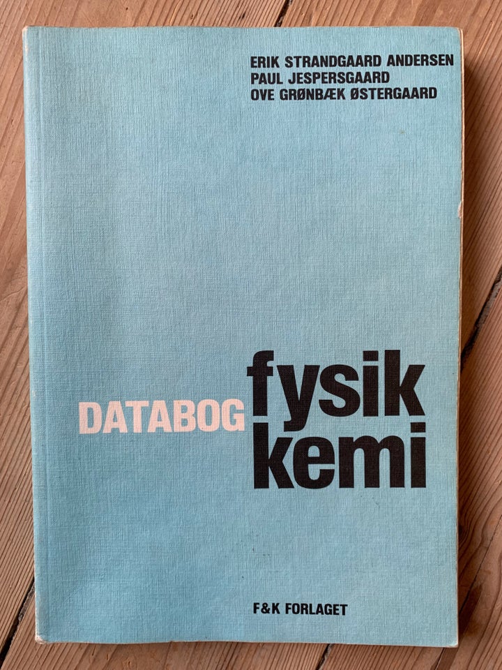 Databog fysik & kemi, Strandgaard Andersen m.fl., år 1989