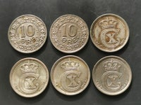 Danmark, mønter, 10 øre