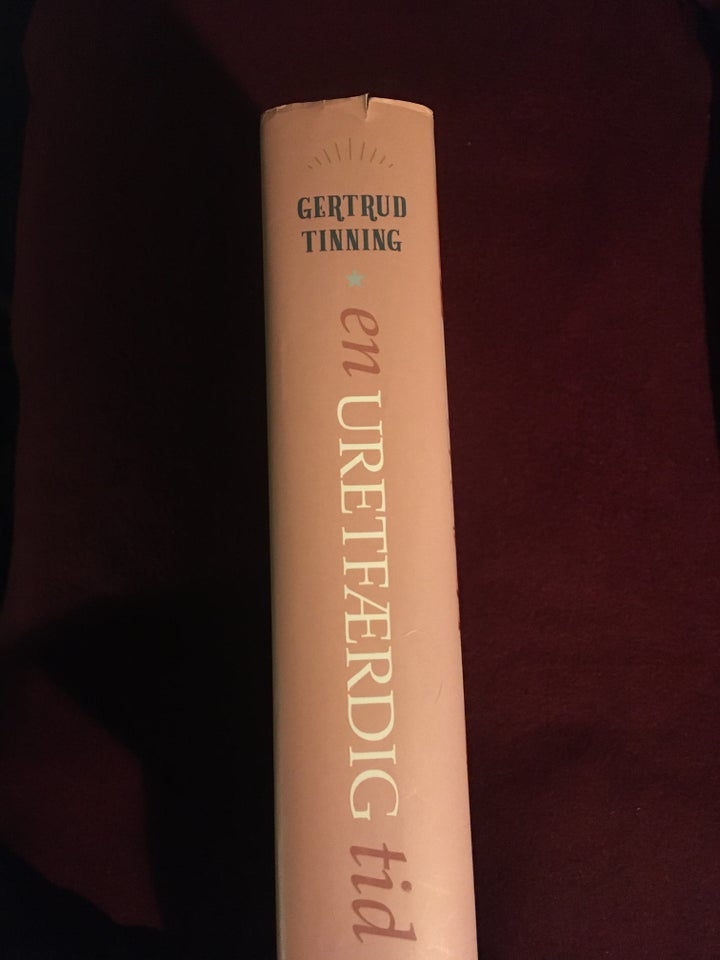 En uretfærdig tid, Gertrud Tinning, genre: roman