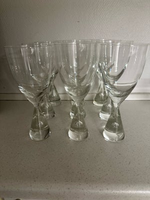 Glas, Holmegaard glas og lysestager, Holmegaard, 9 glas
6 champagne glas
2 sjus glas
3 lysestager

K