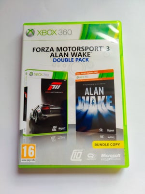 Forza Motorsport 3, Xbox 360, racing, Sælger min. 

Forza Motorsport 3.
Kun de to dobbelt disk til F