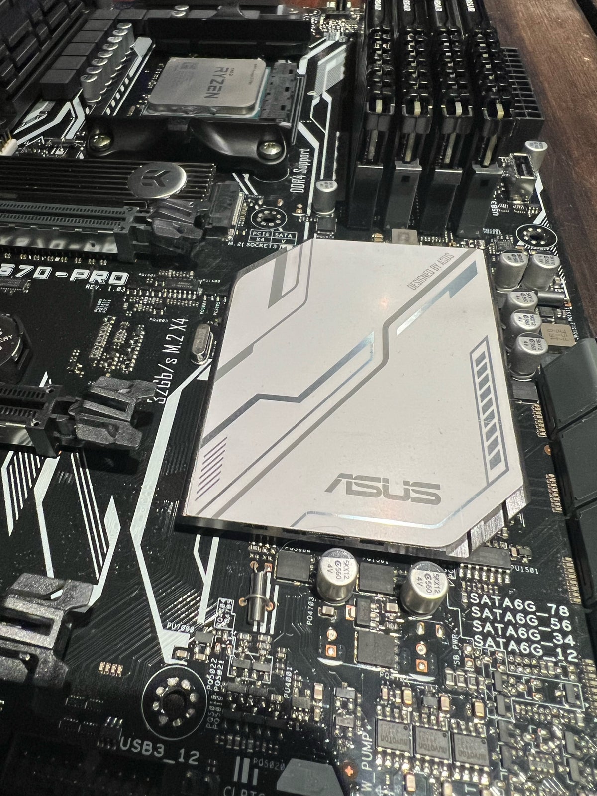 Asus motherboard, Asus / AMD, Prime X370 Pro inkl amd ryzen 7