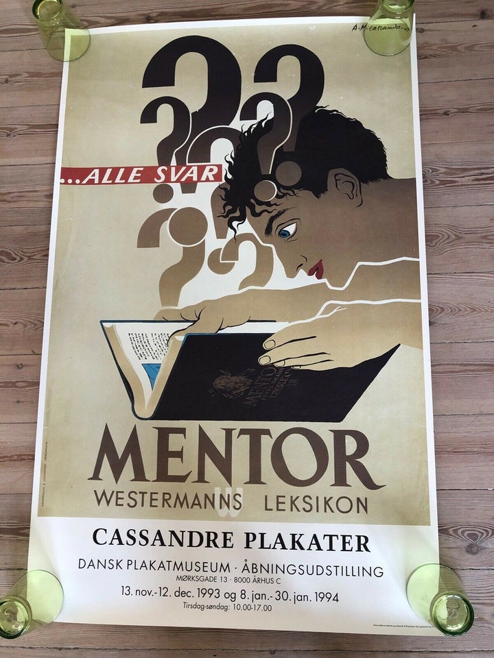 Plakat, Cassandre, motiv: Mentor – – og Salg af Nyt og Brugt