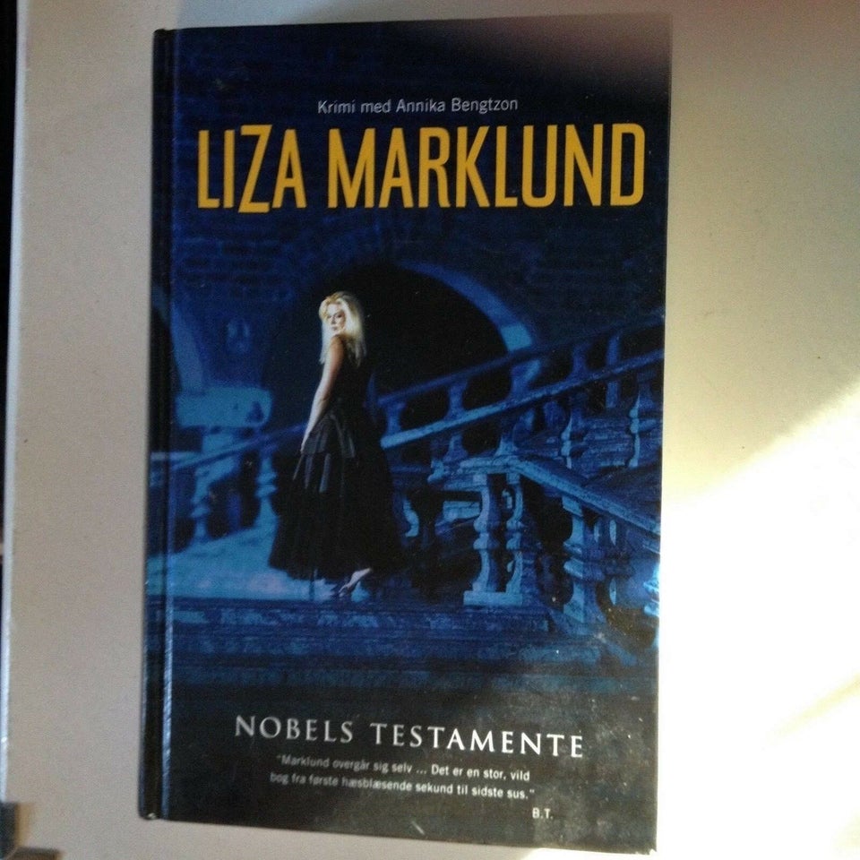 Nobel Testamente, Liza Marklund, genre: krimi og spænding