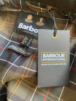 Oilskinsjakke, str. 40, Barbour,  Olive,  Ubrugt, Virkelig lækker NY Ladies International Waxed Jack