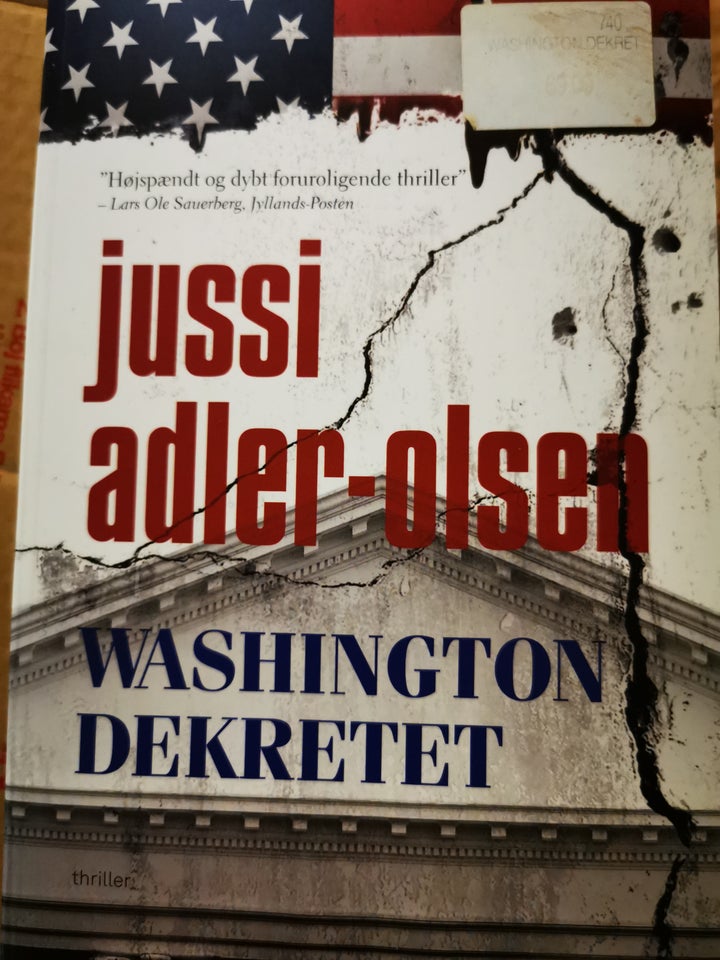 Washington dekretet, Jussi adler-Olsen, genre: roman