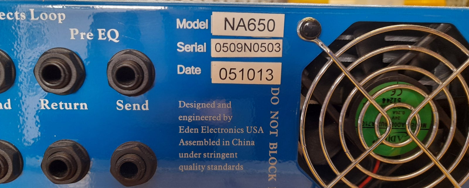 Guitarforstærker, Nemesis NA-650, 650 W